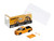 2003 Dodge Ram SRT 10 Pickup Truck Yellow with Black Tail Stripe 1/64 Diecast Model Car Shoom64 Models SHOOM-103-015