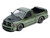 2003 Dodge Ram SRT 10 Pickup Truck Green Metallic with Matt Black Hood 1/64 Diecast Model Car Shoom64 Models SHOOM-103-017