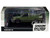 2003 Dodge Ram SRT 10 Pickup Truck Green Metallic with Matt Black Hood 1/64 Diecast Model Car Shoom64 Models SHOOM-103-017