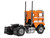 1976 Kenworth Freightliner COE Truck Tractor Orange with White Graphics 1/43 Diecast Model IXO Models TR249