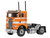 1976 Kenworth Freightliner COE Truck Tractor Orange with White Graphics 1/43 Diecast Model IXO Models TR249