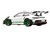 2022 Porsche 911 GT3 RS with Weissach Pack Tribute to Carrera RS White with Carbon Hood and Top and Python Green Stripes 1/12 Diecast Model Car Norev 127535