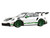 2022 Porsche 911 GT3 RS with Weissach Pack Tribute to Carrera RS White with Carbon Hood and Top and Python Green Stripes 1/12 Diecast Model Car Norev 127535