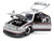 1989 Ford Mustang GT Silver Metallic and Gray with Black and Red Stripes AutoWorks Series 1/24 Diecast Model Car Jada JA38347