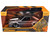 1989 Ford Mustang GT Silver Metallic and Gray with Black and Red Stripes AutoWorks Series 1/24 Diecast Model Car Jada JA38347