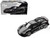 Porsche 918 Spyder Black with Carbon Top 1/64 Diecast Model Car Trends Hobby 241086-B
