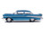 1957 Chevrolet Bel Air Sedan Harbor Blue Metallic with Blue Interior 1/64 Diecast Model Car IXO Models IA64021