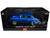 1954 Chevrolet Bel Air Lowrider Blue Metallic with Graphics and Blue Interior "American Collectibles" Series 1/18 Diecast Model Car by Sun Star