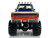 1979 Ford F 250 Monster Truck Bigfoot USA 250 Tribute Blue with USA Flag Graphics and Bob Chandler Standing Figure Kings of Crunch Series 1/18 Diecast Model Car Greenlight 13726