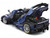 Ferrari FXX K Evo #27 Blue Metallic with White Accents and Gray Metallic Top Race Play Series 1/18 Diecast Model Car Bburago 16012BL