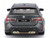 2023 BMW M3 Touring Matt Gray Metallic with Black Top 1/24 Diecast Model Car Bburago 21112GRY