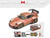 RWB 993 Adriana Metallic Pink Special Edition 1/64 Diecast Model Car MotorHelix M62307