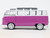 1962 Volkswagen T1 Samba Violet & White 1/18 Diecast Model Car Solido S1813404