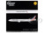 Boeing 777 300ER Commercial Aircraft with Flaps Down Configuration American Airlines N722AN Silver with Striped Tail Gemini 200 Series 1/200 Diecast Model Airplane GeminiJets G2AAL1415F