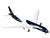 Airbus A350 900 Commercial Aircraft Lufthansa 100th Anniversary D AIXL Dark Blue and White 1/400 Diecast Model Airplane GeminiJets GJDLH2409