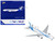 Boeing 777 200ER Commercial Aircraft El Al Airlines 4X ECE White with Blue Stripes 1/400 Diecast Model Airplane GeminiJets GJELY2425