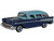 1957 Chevrolet Nomad Larkspur Blue with Harbor Blue Top 1/87 (HO) Scale Diecast Model Car Oxford Diecast 87CN57009