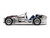 Spaceframe with Engine Raw Metal 1/64 Diecast Model Car MotorHelix M63701