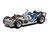 Spaceframe with Engine Raw Metal 1/64 Diecast Model Car MotorHelix M63701