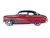 1949 Mercury Coupe Red Metallic with Black Top and Gray Graphics Kult Klassics Series 1/24 Diecast Model Car Motormax 79881