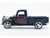 1937 Ford Pickup Truck Matt Black with Red Flame Graphics Kult Klassics Series 1/24 Diecast Model Car Motormax 79884
