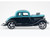1934 Ford Coupe Turquoise Metallic and Black Kult Klassics Series 1/24 Diecast Model Car Motormax 79887