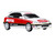Honda Civic Type R EK9 RHD Right Hand Drive Motul White with Black and Red Stripes 1/64 Diecast Model Car MotorHelix M65018