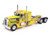 1952 Peterbilt 350 Truck Tractor Maggini & Son Trucking Yellow with Green Flames 1/64 Diecast Model IXO Models U64TR018
