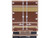 1976 Kenworth K100 Aerodyne Truck with Modern Trailer Brown with Tan and Gold Stripes 1/64 Diecast Model IXO Models U64TRTR003M