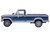 1980 F 150 Ranger XLT Short Bed Silver Metallic & Midnight Blue Metallic Combination Tu Tone 1/64 Diecast Model Car IXO Models IA64045