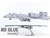 Model Kit Northrop Grumman A 10 Warthog Thunderbolt II Aircraft United States Air Force Gray Moderate Difficulty Steel Model by Metal Earth ME1055