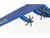 Model Kit Blue Angels C 130 Hercules Aircraft Palm Springs Air Museum Blue and White with Yellow Stripes Premium Series Moderate Difficulty Steel Model Metal Earth PS2027