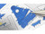 Model Kit Blue Angels C 130 Hercules Aircraft Palm Springs Air Museum Blue and White with Yellow Stripes Premium Series Moderate Difficulty Steel Model Metal Earth PS2027