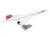 Model Kit BAC Concorde SST Aircraft British Airways White with Striped Tail Premium Series Moderate Difficulty Steel Model Metal Earth PS2028