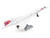 Model Kit BAC Concorde SST Aircraft British Airways White with Striped Tail Premium Series Moderate Difficulty Steel Model Metal Earth PS2028