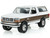 1993 Ford Bronco XLT Oxford White with Medium Mocha Side Stripes Blue Collar Collection Series 15 1/64 Diecast Model Car Greenlight 35320F