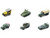 Battalion 64 Series 6 Set of 6 pieces 1/64 Diecast Models Greenlight 61060SET