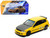 Honda Civic EG6 RHD Right Hand Drive Spoon Racing Yellow with Carbon Hood 1/64 Diecast Model Car Model Model MM64-EG6-001