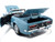 1967 Chevrolet Camaro SS 396 Convertible Turquoise 1/18 Diecast Model Car Maisto 31684