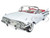 1960 Chevrolet Impala Convertible White 1/18 Diecast Model Car Motormax 73110
