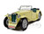 1947 MG TC Midget Yellow 1/18 Diecast Model Car Road Signature 92468