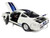 1966 Shelby Mustang GT 350 White with Blue Stripes 1/18 Diecast Car Model Shelby Collectibles SC160