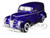 1940 Ford Sedan Delivery Purple 1/24 Diecast Car Model Motormax 73250