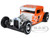 1929 Ford Model A Harley Davidson Orange With Flames #1 1/24 Diecast Model Car Maisto 32175
