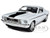 1968 Ford Mustang CJ Cobra Jet White 1/18 Diecast Model Car Maisto 31167