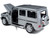 Mercedes G Class Silver 1/24 Diecast Car Model Welly 24012