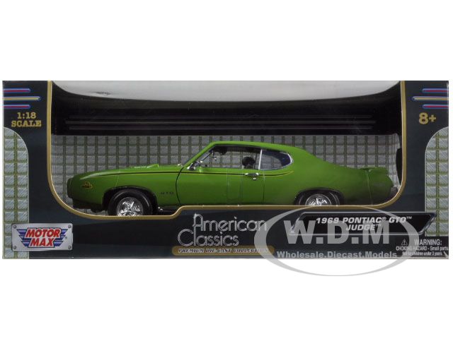 1/18 モーターマックス 1969 ポンティアック GTO 緑 1969 Pontiac GTO Judge Green 1/18 Diecast Car Model Motormax 73133