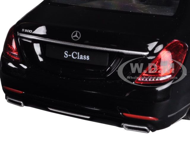 Mercedes Benz S Class Black 1/24 1/27 Diecast Model Car Welly 24051