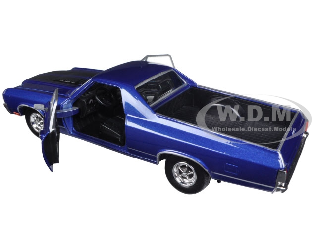 1970 Chevrolet El Camino SS 396 Blue 1/24 Diecast Model Car