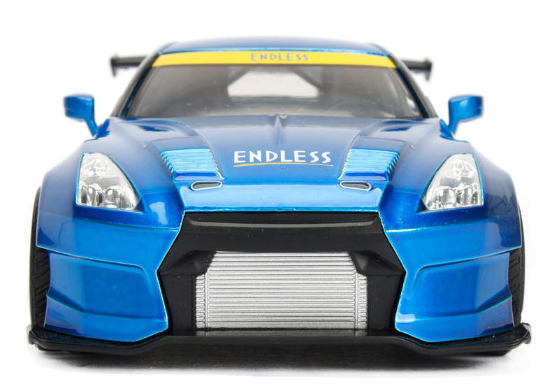 2009 Nissan GT-R R35 Ben Sopra Blue JDM Tuners 1/24 Diecast Model